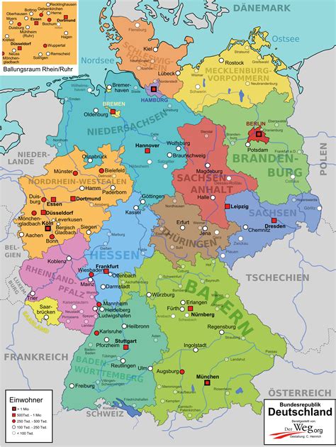 kostenlose deutschlandkarte